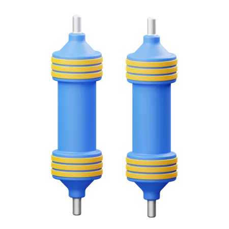 Resistor  3D Illustration