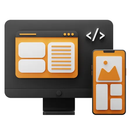 Responsive Design Mode  3D Icon