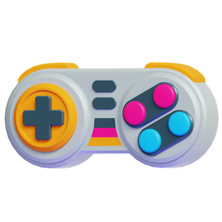 RETRO GAME CONTROLLER  3D Icon