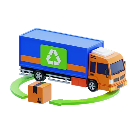 Reverse Logistics  3D Icon