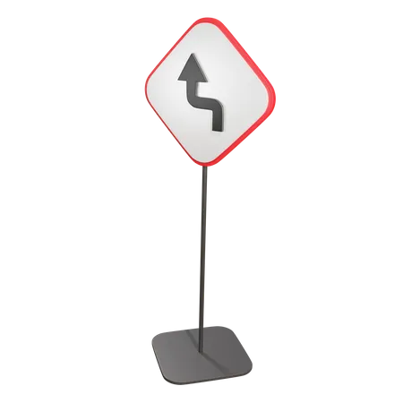 Reverse Turn  3D Icon