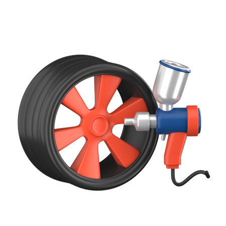 Rim Paint  3D Icon