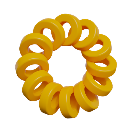 Ring Abstract Shape  3D Icon