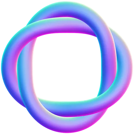 Ring Abstract Shape  3D Icon