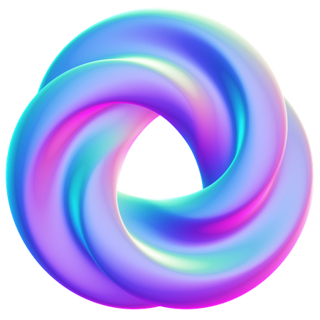 Ring Abstract Shape  3D Icon