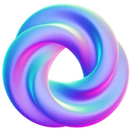 Ring Abstract Shape  3D Icon