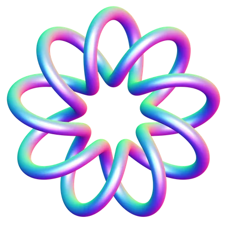 Ring Abstract Shape  3D Icon