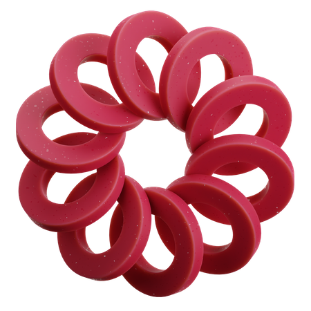 Ring Abstract Shape  3D Icon