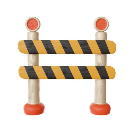 Road Block  3D Icon