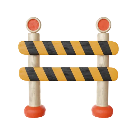 Road Block  3D Icon