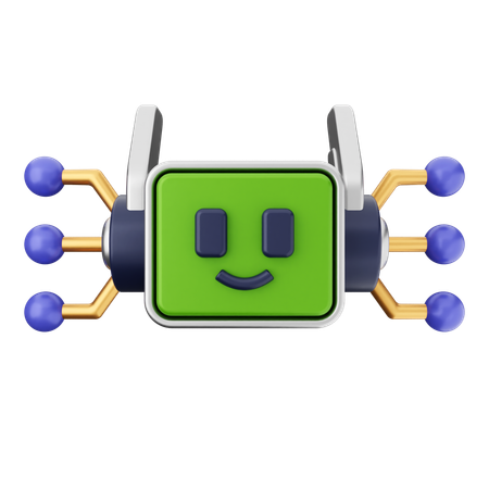 Robot Ai  3D Icon