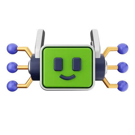 Robot Ai  3D Icon