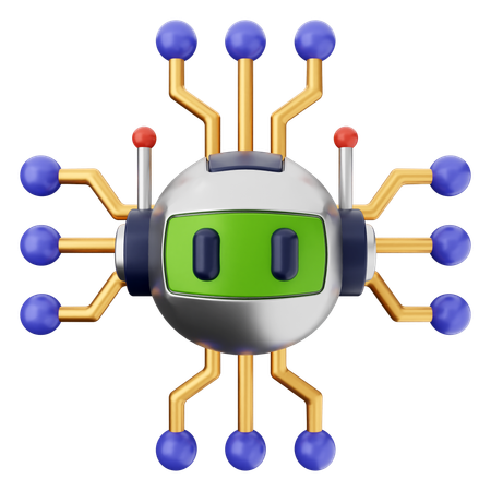 Robot Ai  3D Icon