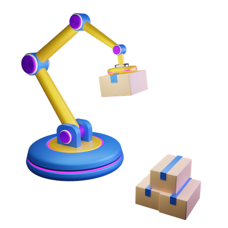 Automatisation des robots  3D Icon