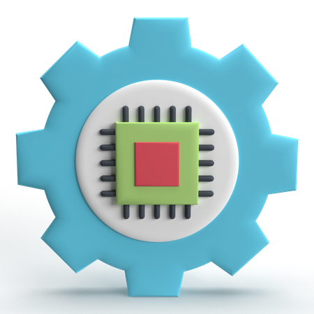 Robótica  3D Icon