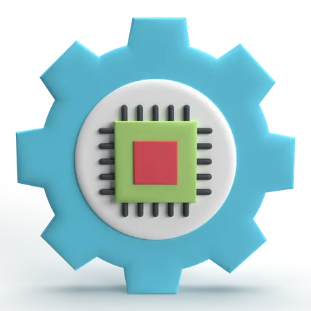 Robótica  3D Icon