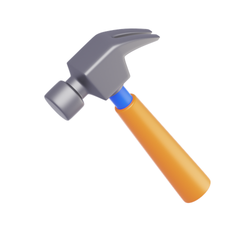 Rock Hammer  3D Icon