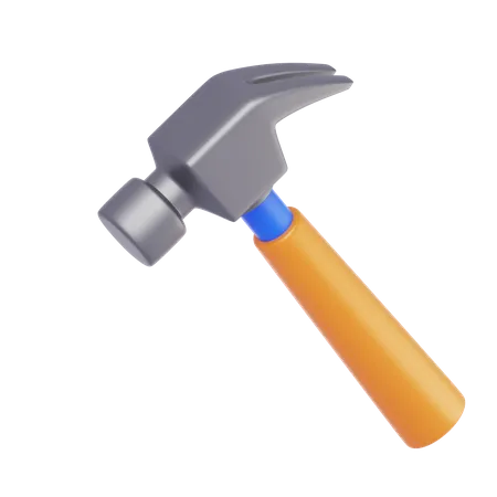 Rock Hammer  3D Icon