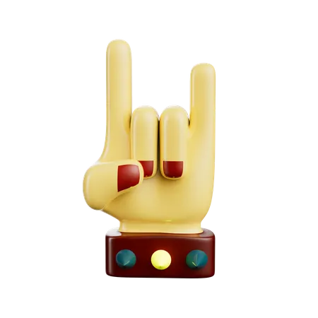 Rock N Roll  3D Icon