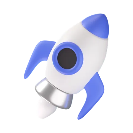 Rocket  3D Icon