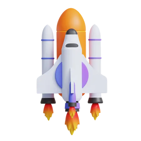 Rocket  3D Icon