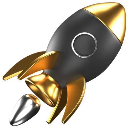 Rocket  3D Icon