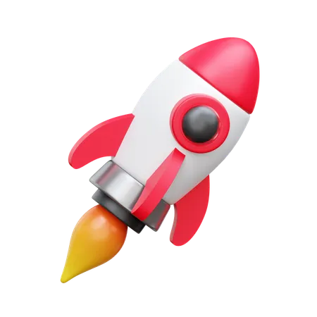 Rocket  3D Icon