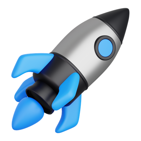 Rocket  3D Illustration