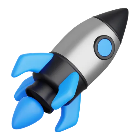 Rocket  3D Illustration