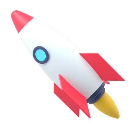 Rocket  3D Illustration