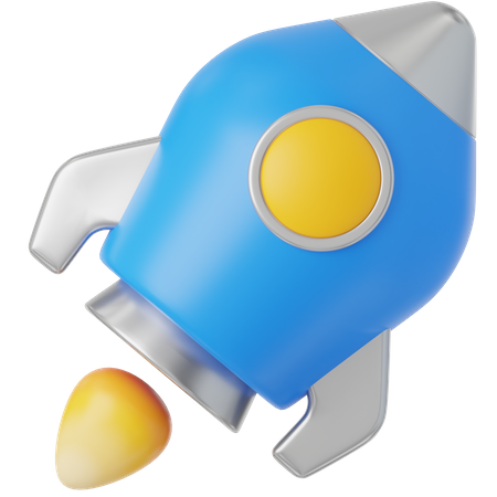 Rocket  3D Icon