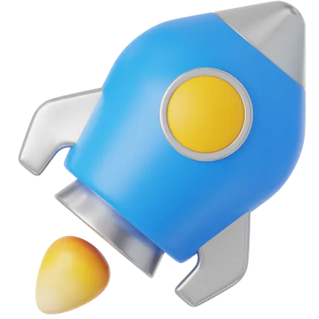 Rocket  3D Icon