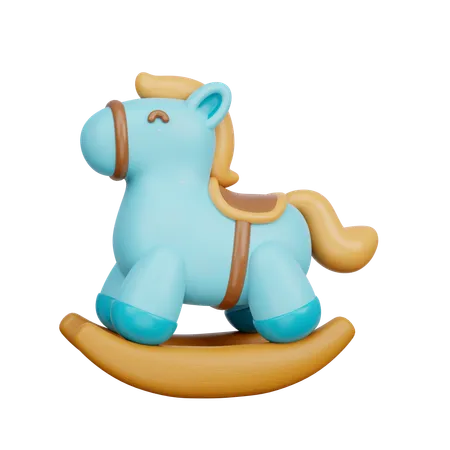 Rocking Horse  3D Icon