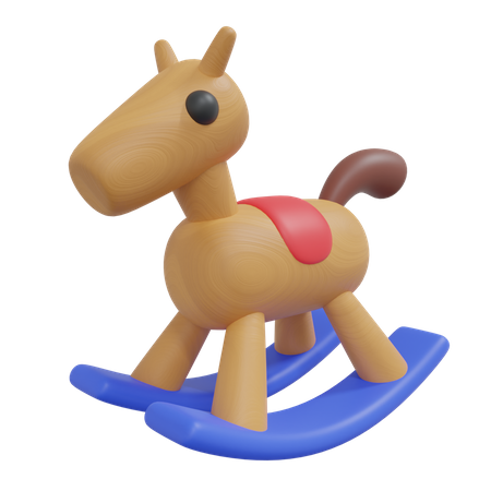 Rocking Horse  3D Icon