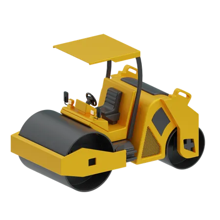 Rodillo de compactación  3D Icon