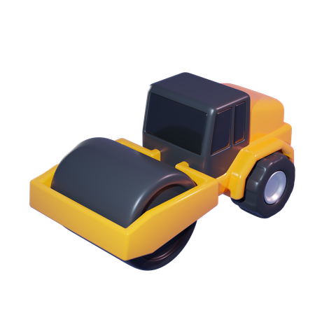 Rolo compactador  3D Icon