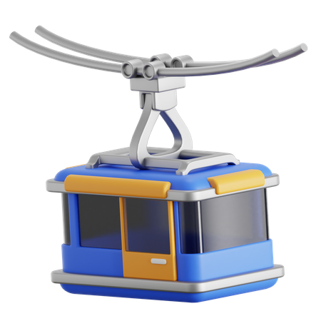 Ropeway  3D Icon