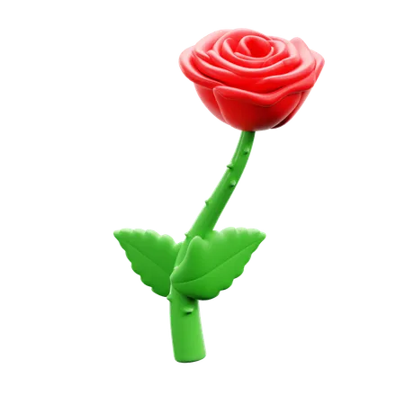 Rose  3D Icon