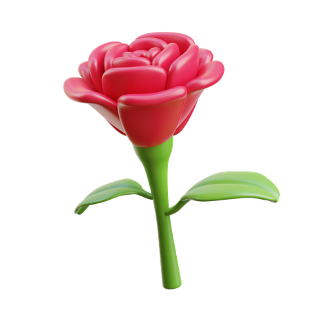 Rose  3D Icon