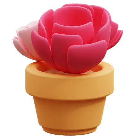 Rose  3D Icon