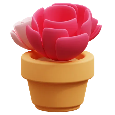 Rose  3D Icon