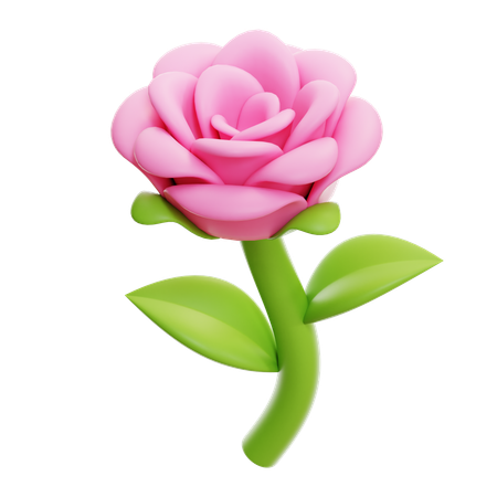 Rose  3D Icon