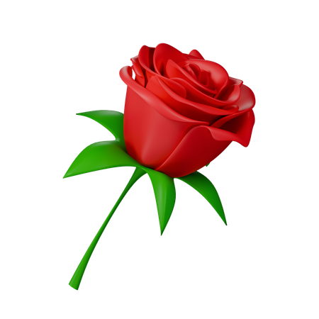 Rose  3D Icon