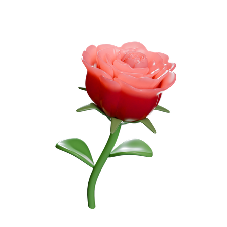 Rose  3D Icon