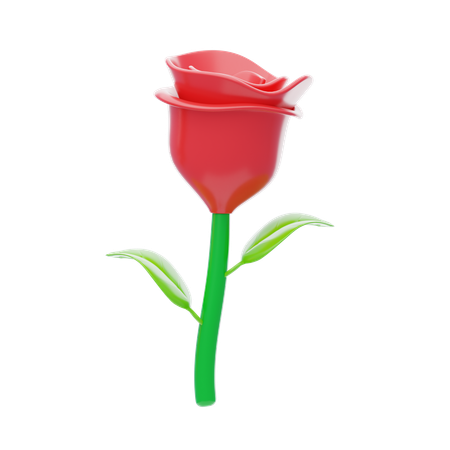 Rose  3D Icon