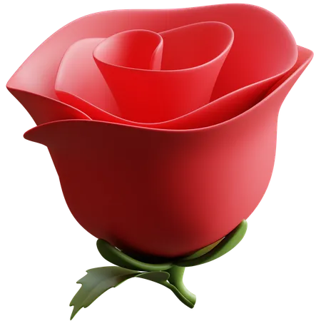 Rose  3D Icon