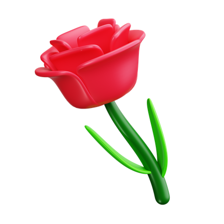 Rose  3D Icon