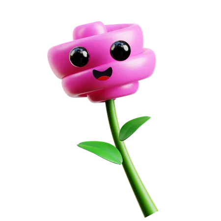 Rose  3D Icon