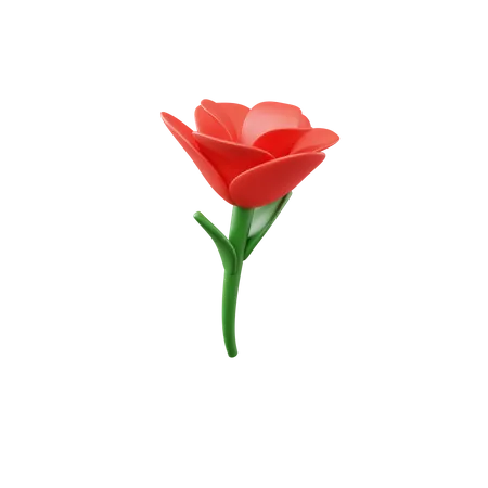 Rose  3D Icon