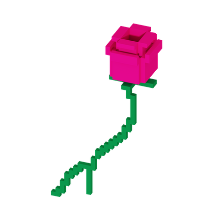 Rose  3D Icon